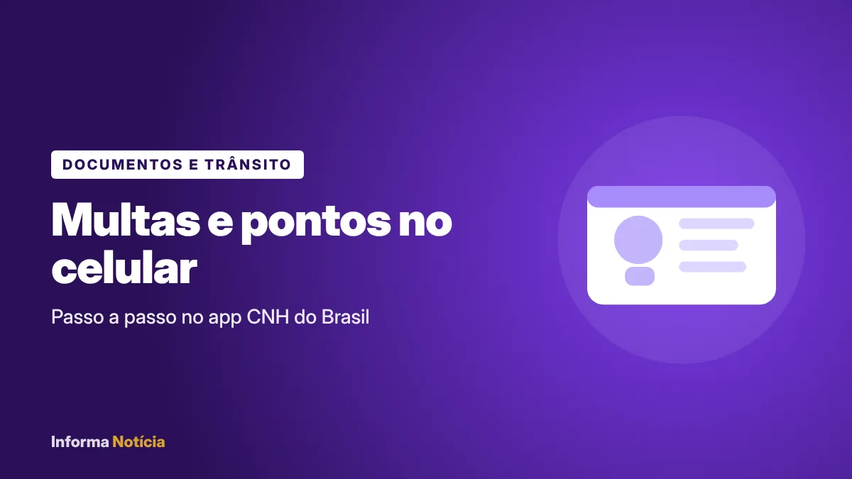 Como consultar multas e pontos da CNH pelo celular
