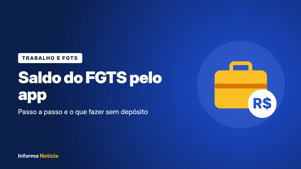 Como consultar o saldo do FGTS pelo aplicativo: passo a passo