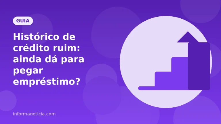 Capa do artigo: Histórico de crédito ruim: ainda dá para pegar empréstimo?