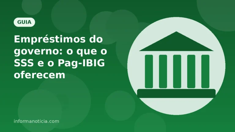 Capa do artigo: Empréstimos do governo: o que o SSS e o Pag-IBIG oferecem