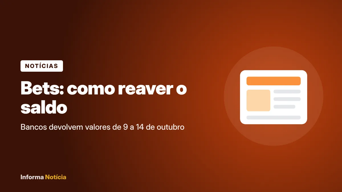 Fim das bets: veja como recuperar o saldo após o prazo de saque