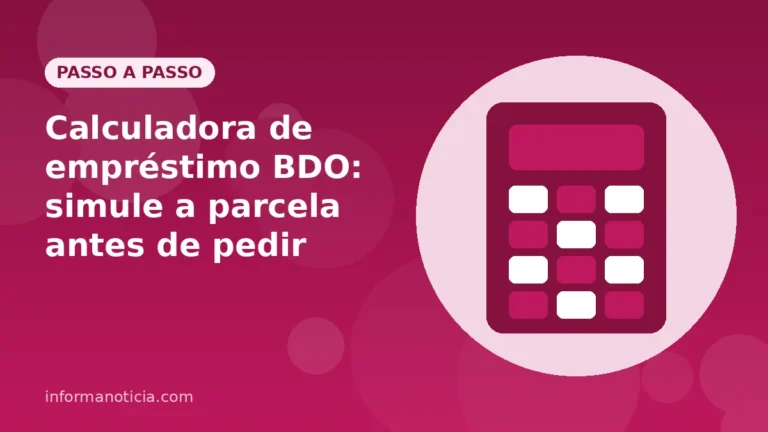 Capa do artigo: Calculadora de empréstimo BDO: simule a parcela antes de pedir