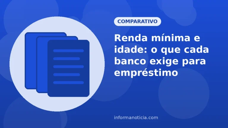 Capa do artigo: Renda mínima e idade: o que cada banco exige para empréstimo