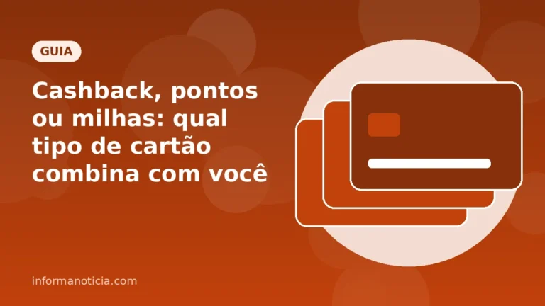 Capa do artigo: Cashback, pontos ou milhas: qual tipo de cartão combina com você